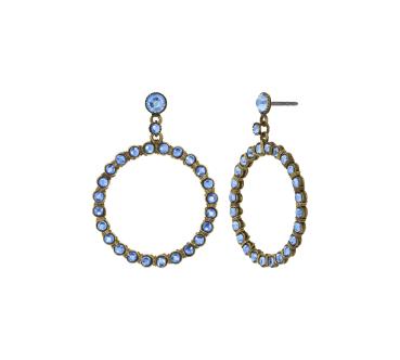 blue - Creole Cristal - Konplott earrings